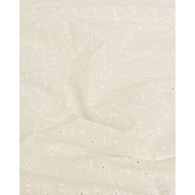 P69-5998-151 BATISTA BORDADA PALERMO (02) 1.30 M.-100 GR/M2 -  ALGODON 100% NATURAL Venta en piezas de 6.00 M