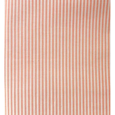 67993 TRAMADO RAYAS ADRIELL (03) 1.45 M. 108 GR/M2. ALGODON 50%-VISCOSA 50% MANDARINA Venta en piezas de 10.00 M