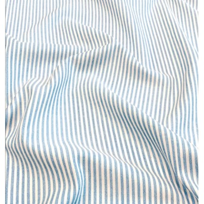 67999 TRAMADO RAYAS ADRIELL (09) 1.45 M. 108 GR/M2. ALGODON 50%-VISCOSA 50% AZUL Venta en piezas de 10.00 M