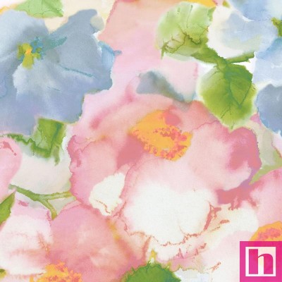 P17-MASQB10800-PBG PATCH. AMERICANO FLOWER WASH 108 (01) 270 CM. ALGODON 100% ROSA/CELESTE Venta en piezas de 7.00 M