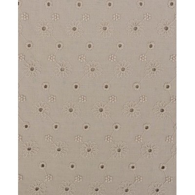 P69-5997-1853 BATISTA BORDADA VENEZIA (03) 1.30 M.-100 GR/M2 -  ALGODON 100% BEIG Venta en piezas de 6.00 M