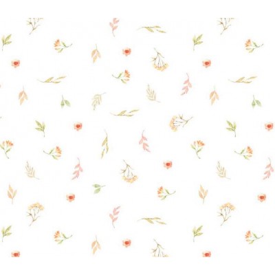 67934 PERCALE ESTAMPADO JEANNE (01) 1.50 M. 115 GR/M2. ALGODON 100% BLANCO Venta en piezas de 10.00 M