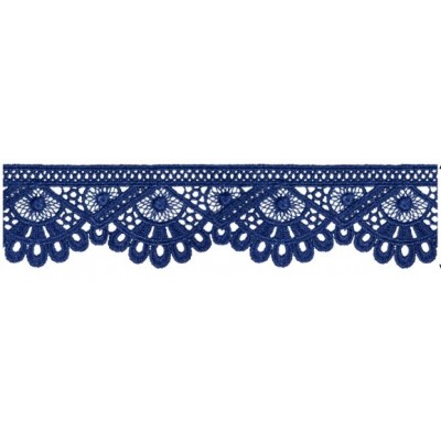 908248-20 PUNTILLA GUIPUR FANTASIA DEVA 42 MM. POLIESTER 100% MARINO Venta en piezas de 9.10 M