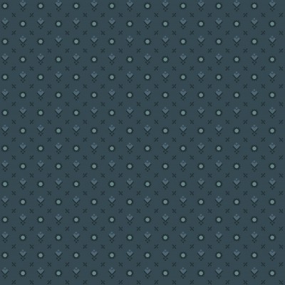 P17-MAS11268-N PATCH. AMERICANO MIDNIGHT BLOOM (19) 110 CM. ALGODON 100% MARINO Venta en piezas de 7.00 M