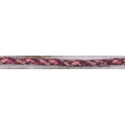 9700-8-743 CORDON FANTASIA VILMARK 8 MM. YUTE 90%-ALGODON 10% ROSA Venta en piezas de 25.00 M