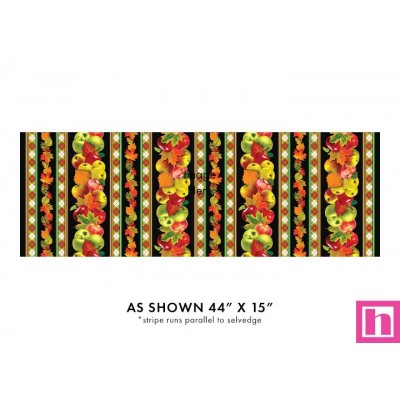 P133-14619-90 PATCH.AMERICANO CIDER HOUSE (10) 110 CM. ALGODON 100% NEGRO/MULTI Venta en piezas de 6.80 M