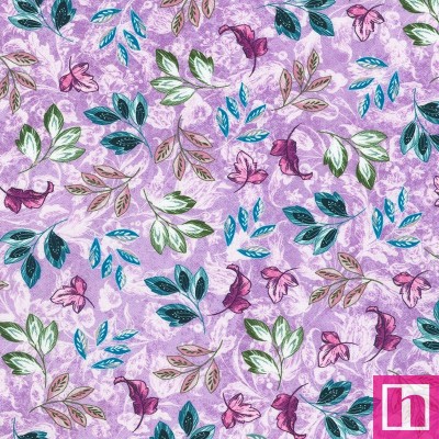 P135-SRKD-23493-21 PATCH. AMERICANO BAROQUE BLOOM (16) 110 CM. ALGODON 100% LILA/MULTI Venta en piezas de 7.00 M