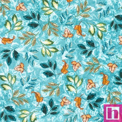 P135-SRKD-23493-73 PATCH. AMERICANO BAROQUE BLOOM (06) 110 CM. ALGODON 100% CELESTE/MULTI Venta en piezas de 7.00 M