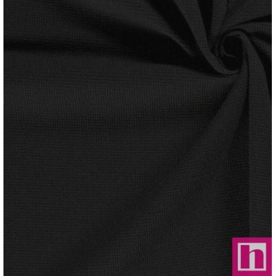 P75-2904-69 NIDO DE ABEJA MINI YAEL (20) 150 CM. 235 GR/M2. ALGODON 100% NEGRO Venta en piezas de 6.00 M