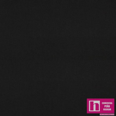 60518 TEJIDO LISO ANDY (45) 150 CM. 130 GR/M2. ALGODON 100% NEGRO Venta en piezas de 10.00 M