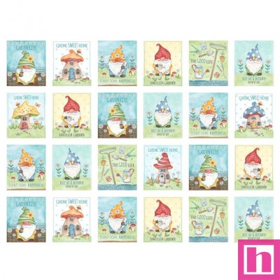 65971 PATCH.AMERICANO BETTER GNOMES AND GARDENS (12) 110 CM. ALGODON 100% MULTICOLOR Venta en piezas de 6.80 M
