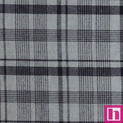 66115 PATCH. AMERICANO TRAMADO WILLSON (72) 110 CM. ALGODON 100% GRIS/NEGRO Venta en piezas de 7.00 M