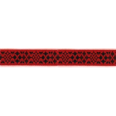 6665-24-3 CINTA ESTAMPADA 24 MM. POLIESTER 100% ROJO Venta en piezas de 20.00 M