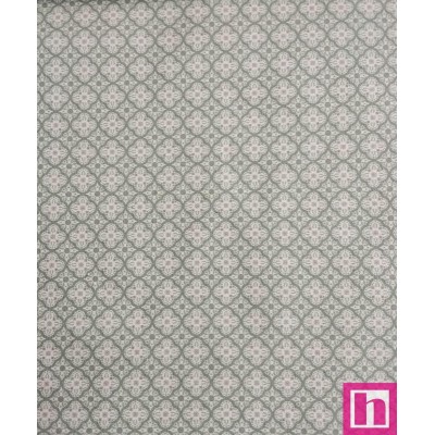 67353 TEJIDO ESTAMPADO SESAMO (59) 150 CM. 145 GR/M2. ALGODON 100% NATURAL/MENTA Venta en piezas de 10.00 M