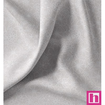 67386 TEJIDO ESTAMPADO TIZIANA (08) 1.50 M. 115 GR/M2. ALGODON 100% GRIS Venta en piezas de 10.00 M