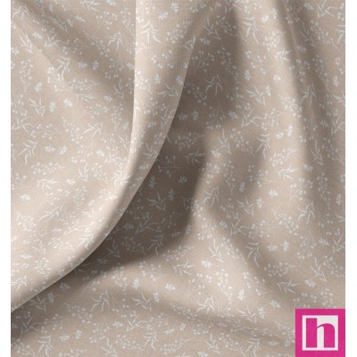 67387 TEJIDO ESTAMPADO TIZIANA (09) 1.50 M. 115 GR/M2. ALGODON 100% BEIG Venta en piezas de 10.00 M