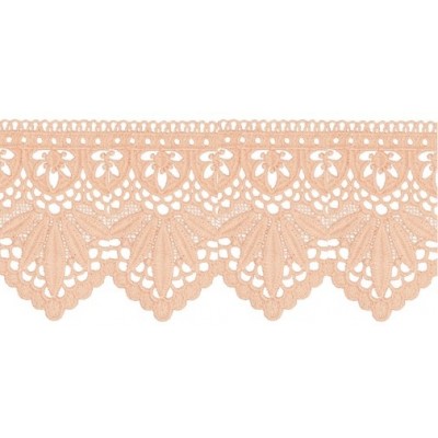 908245-55 PUNTILLA GUIPUR FANTASIA ABDIAS 88 MM. POLIESTER 100% ROSA Venta en piezas de 9.10 M