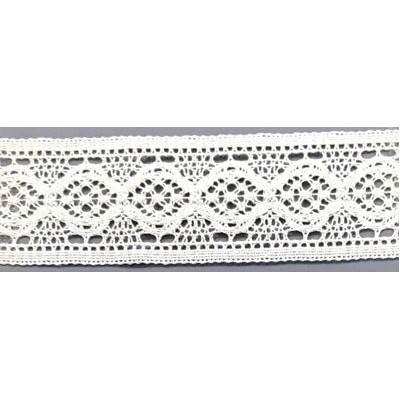 9334-000 ENTREDOS BOLILLO AJENUZ 45 MM. ALGODON 100% BLANCO Venta en piezas de 25.00 M