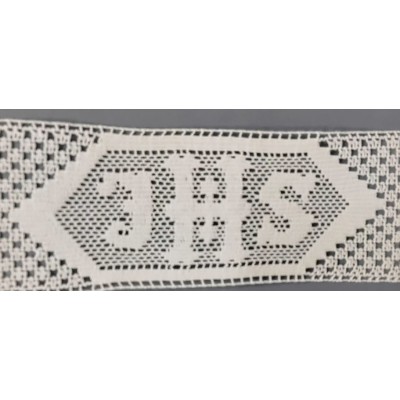 9475-000 ENTREDOS BOLILLO BOOZ 85 MM. ALGODON 100% BLANCO Venta en piezas de 25.00 M