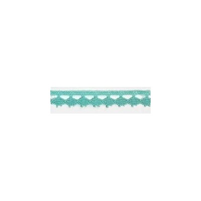 9626-031 PUNTILLA BOLILLO PAULINA 15 MM. POLIESTER 100% MENTA Venta en piezas de 25.00 M