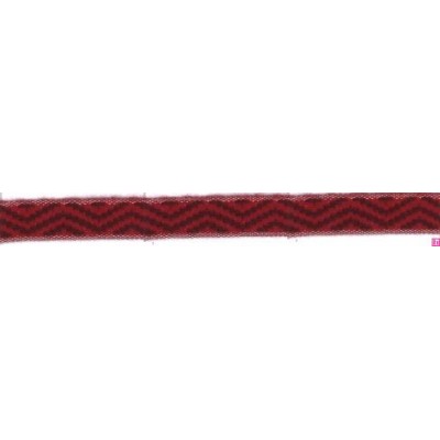 9656-15-4547 CINTA JACQUARD LIMBER 15 MM. ACRILICO 95%-ALGODON 3%-PA 2% ROJO Venta en piezas de 12.50 M