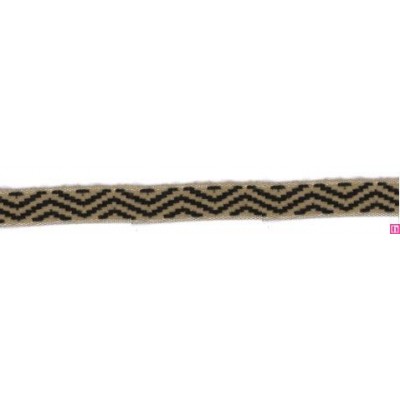 9656-15-9092 CINTA JACQUARD LIMBER 15 MM. ACRILICO 95%-ALGODON 3%-PA 2% MARINO Venta en piezas de 12.50 M