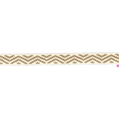 9656-15-9390 CINTA JACQUARD LIMBER 15 MM. ACRILICO 95%-ALGODON 3%-PA 2% NATURAL Venta en piezas de 12.50 M