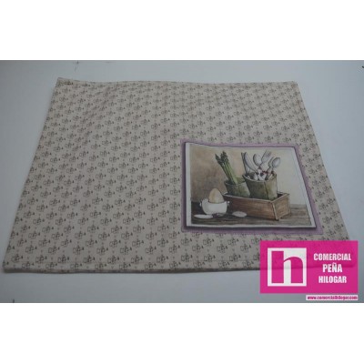 983091 ALTILLO DE LOS DUENDES MANTEL INDIVIDUAL 45X35 ALGODON 100% SURTIDO Venta en piezas de 2.00 U