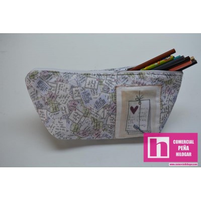 983111 ALTILLO DE LOS DUENDES PLUMIER/NECESER 12X17X10 ALGODON 100% SURTIDO Venta en piezas de 2.00 U