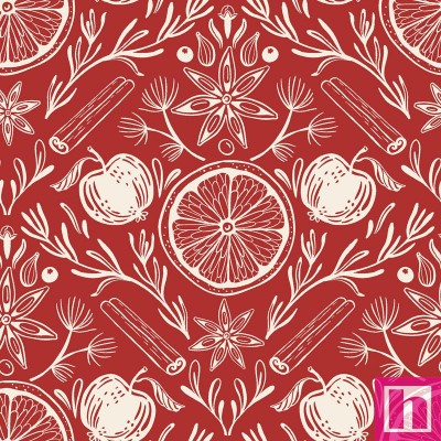 P121-HCID 5145R PATCH. AMERICANO HOT CIDER (11) 110 CM. ALGODON 100% ROJO Venta en piezas de 7.00 M