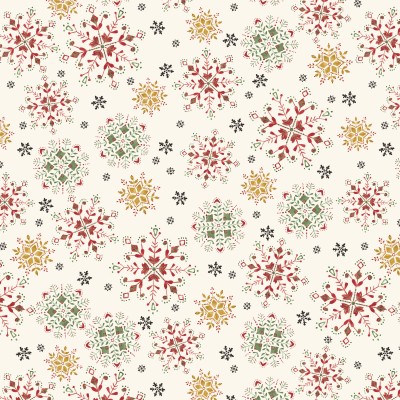 P121-TTSE6173E PATCH. AMERICANO TIS THE SEASON (02) 110 CM. ALGODON 100% CREMA/MULTI Venta en piezas de 7.00 M