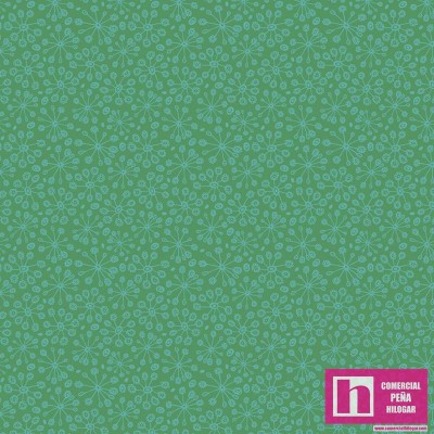 P121-WHIM-4405-G PATCH. AMERICANO WHIMSY (39)  110 CM. ALGODON 100% VERDE Venta en piezas de 4.50 M