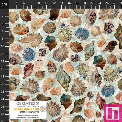 P137-4504-124 PATCH.AMERICANO WATER LUPINE (07) 110 CM. ALGODON 100% BLANCO/MULTI Venta en piezas de 6.00 M