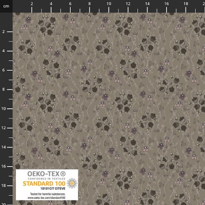 P137-4514-552 PATCH.AMERICANO THE SWEETEST EMBRACE (34) 110 CM. ALGODON 100% GRIS Venta en piezas de 6.00 M