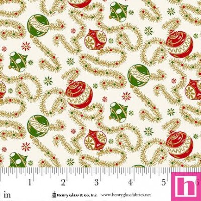P140-1970-86 PATCH. AMERICANO SANTAS COMING TO TOWN (14) 110 CM. ALGODON 100% MARFIL/MULTI Venta en piezas de 7.00 M
