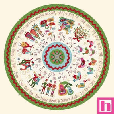 P140-3460P-44 PATCH. AMERICANO SCANDINAVIAN HOLIDAY (12) PANEL 135X110 CM.(105X105) ALGODON 100% MULTI Venta en piezas de 7.00 M