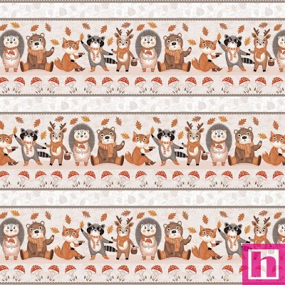 P140-3490-45 PATCH. AMERICANO CHEERFUL CHEEKS (12) 110 CM. ALGODON 100% BLANCO/MULTI Venta en piezas de 7.00 M