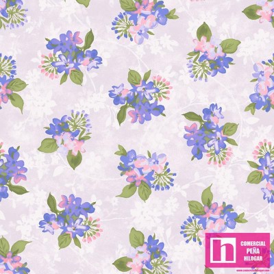 P17-MAS10263-K PATCH. AMERICANO COTTAGE BOUQUET (03) 110 CM. ALGODON 100% GRIS/MULTI Venta en piezas de 7.00 M