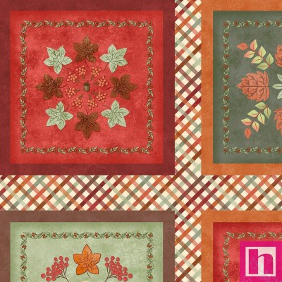 P17-MAS10730-Z PATCH. AMERICANO HELLO AUTUMN (24) 110 CM. ALGODON 100% MULTI Venta en piezas de 7.00 M