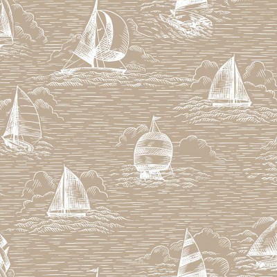 P17-MAS11102-T PATCH. AMERICANO REGATTA DAYS (12) 110 CM. ALGODON 100% BEIG Venta en piezas de 7.00 M