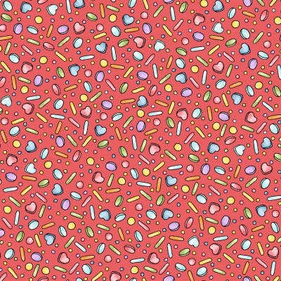 P17-MAS11227-R PATCH. AMERICANO DESSERT FIRST (05) 110 CM. ALGODON 100% ROJO Venta en piezas de 7.00 M