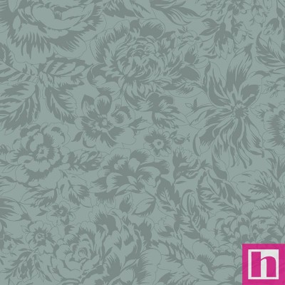 P17-MASF10993-B PATCH. AMERICANO LA FLEUR FLANNEL (08) 110 CM. FRANELA ALGODON 100% VERDE Venta en piezas de 5.50 M