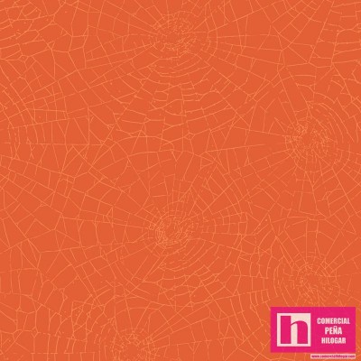 P17-MASM10212-O PATCH. AMERICANO WEB OF ROSES (14) 110 CM. ALGODON 100% NARANJA Venta en piezas de 7.00 M