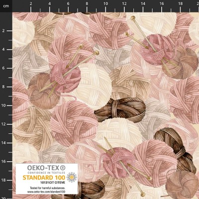 P37-4504-151 PATCH.AMERICANO COSY KNIT (03) 110 CM. ALGODON 100% ROSA Venta en piezas de 6.00 M