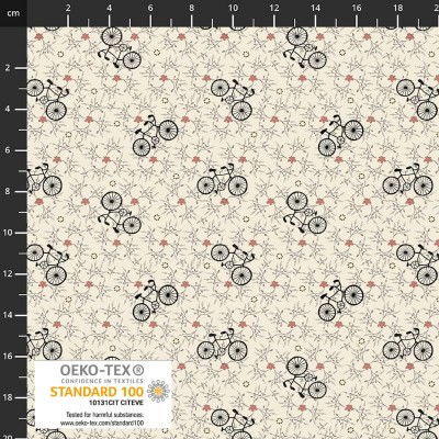 P37-4504-181 PATCH.AMERICANO CASA AND COSY (03) 110 CM. ALGODON 100% CREMA Venta en piezas de 6.00 M