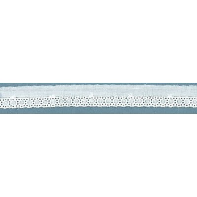 27510-000 BORDADO BATISTA OLIMPICK POLIESTER 60%-ALGODON 40% BLANCO Venta en piezas de 13.80 M