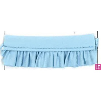 43153 VIVO FRUNCIDO CAMELIA POLIESTER 50%-ALGODON 50% CELESTE Venta en piezas de 25.00 M