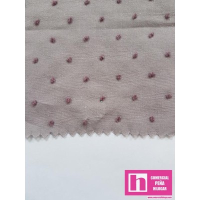 52657 PLUMETI BICOLOR JOEL (12) 145 CM. ALGODON 80%-POLIESTER 20% UVA/PURPURA Venta en piezas de 7.00 M