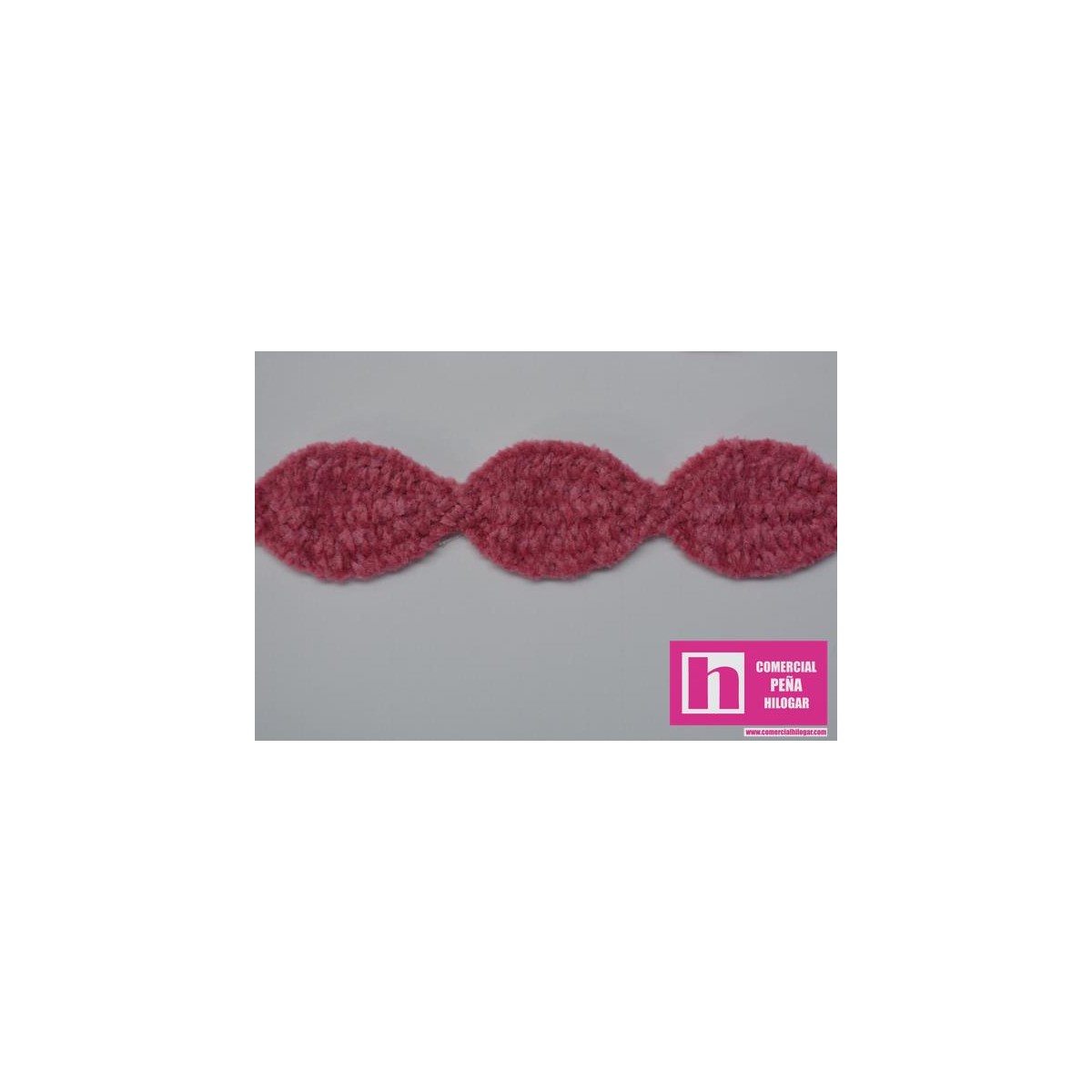 58458 FELIX GALON BOLILLO VELVET 15 MM. POL 100% MAGENTA VENTA EN PIEZAS DE 15 M APROX