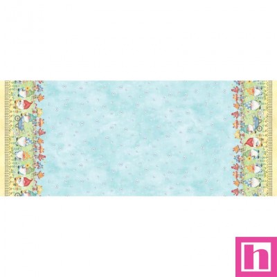 65975 PATCH.AMERICANO BETTER GNOMES AND GARDENS (16) 110 CM. ALGODON 100% AZUL Venta en piezas de 6.80 M